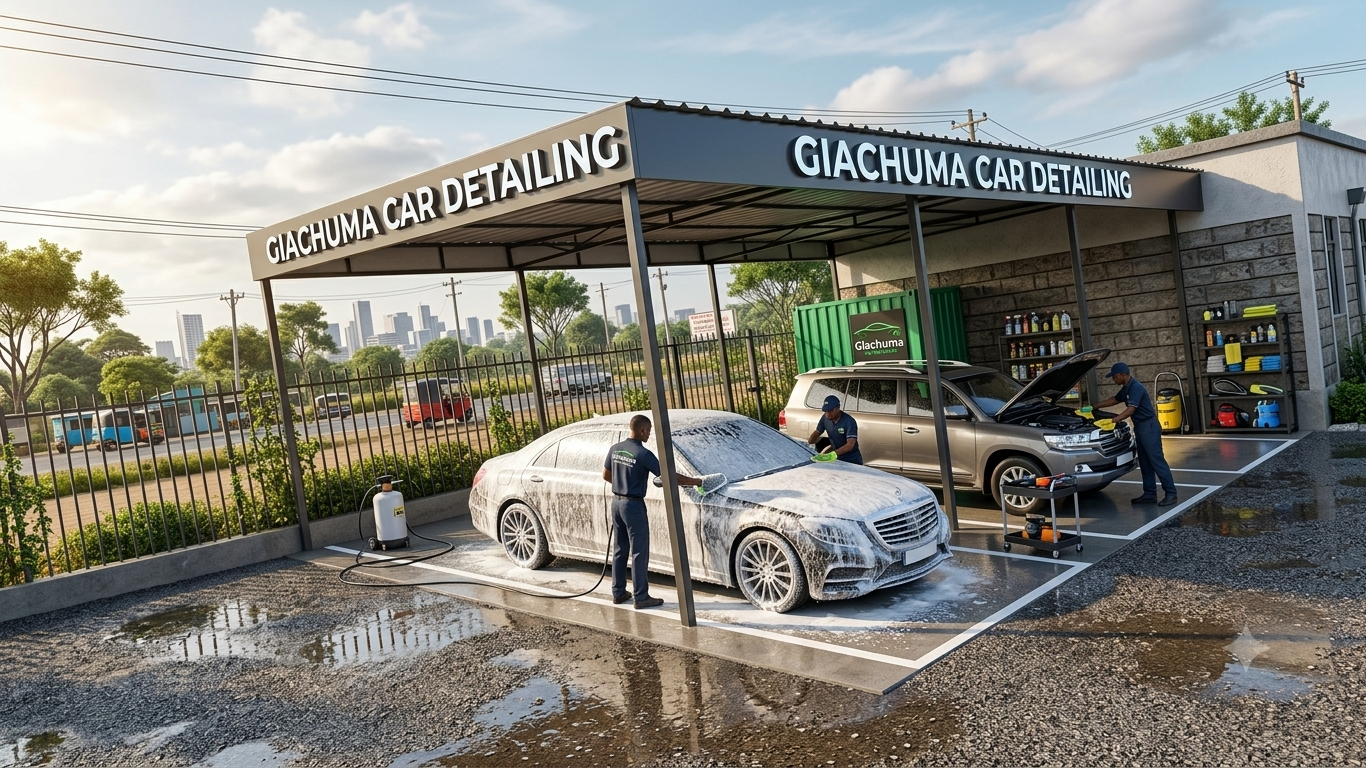On-site car wash